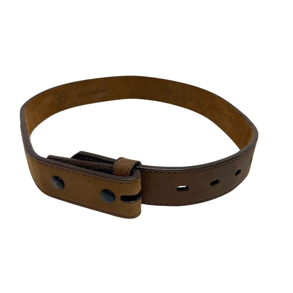 3D Belt Company Boys Classic Smooth Leather Western Belt 24 No Buckle